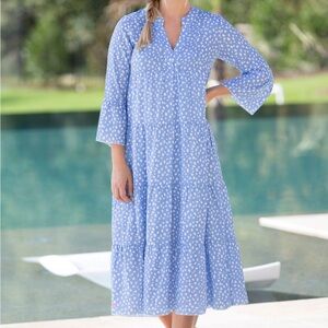 SIMPLY SOUTHERN - TIERED MIDI DRESS, SPOT